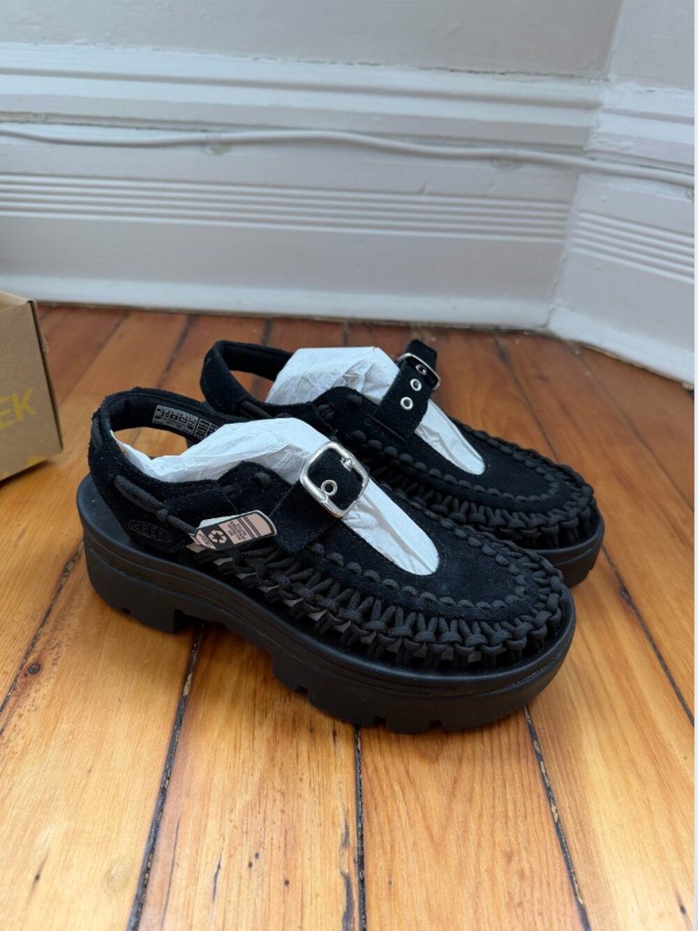Keen All Gender UNEEK PLT Mary Jane Sneaker | Black W9/M7